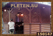 шпалеры 100х100 для беседки