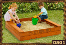 деревянная песочница